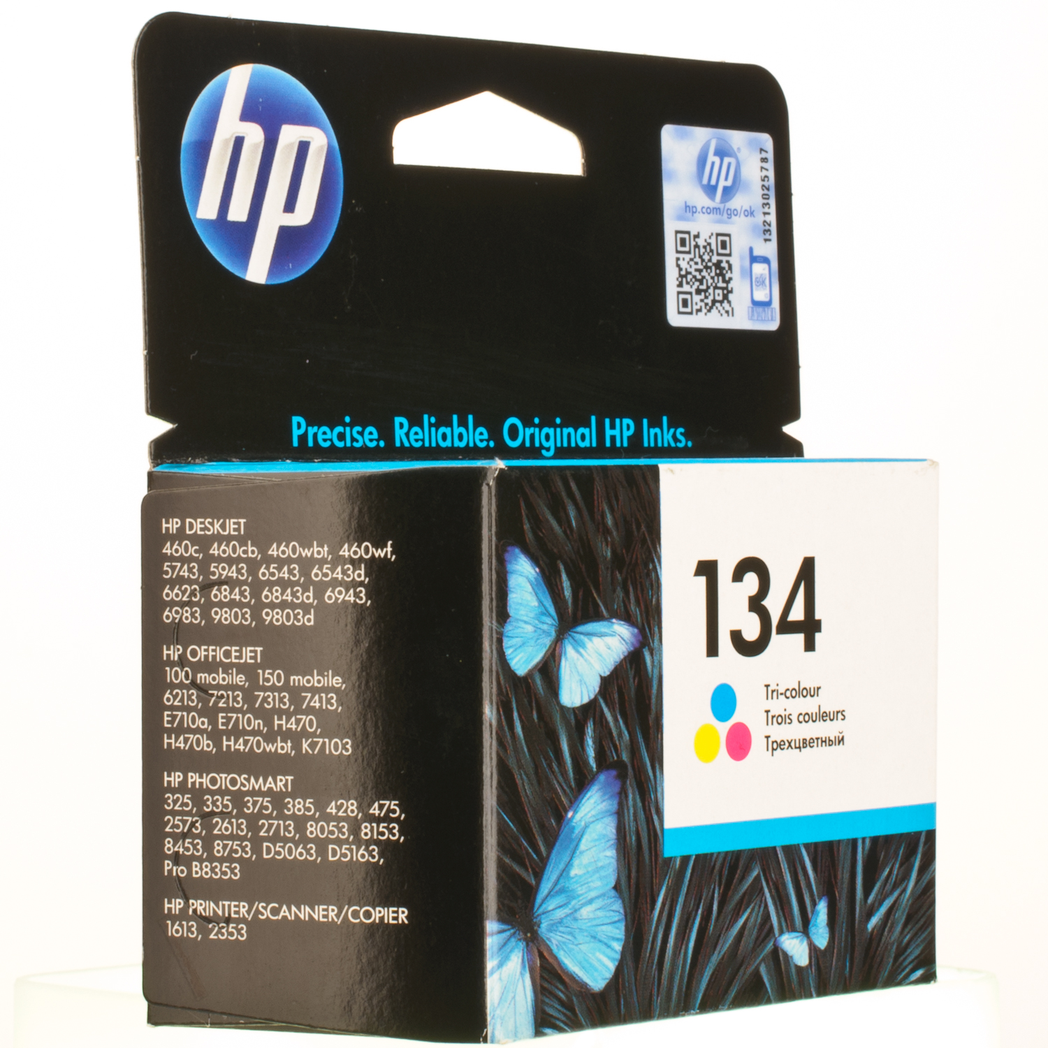 Картридж HP C9363HE (№134) цветной, 14мл, DJ5743/6543/6843, OJ6213/7313/7413, PS2613/2713/8153/8453 C9363HE