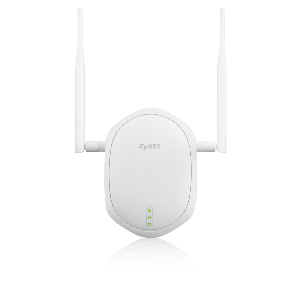 Точка доступа ZYXEL Wi-Fi 802.11b/g/n повышенного радиуса действия с режимами репитера и беспроводного клиента NWA1100-NH-EU0101F NWA1100-NH-EU0101F