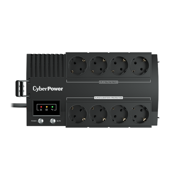 Источник бесперебойного питания CyberPower Line-Interactive 450VA/270W USB (4+4 EURO) BS450E NEW BS450E NEW