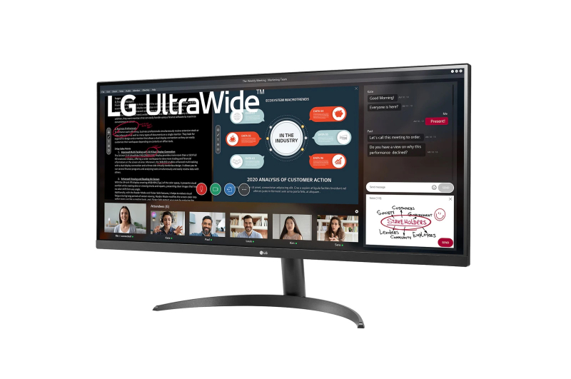 Монитор LG 34" UltraWide 34WP500-B черный IPS LED 21:9 HDMI матовая 250cd 178гр/178гр 2560x1080 FHD 75Hz FreeSync FHD 34WP500-B.ARUZ 34WP500-B.ARUZ
