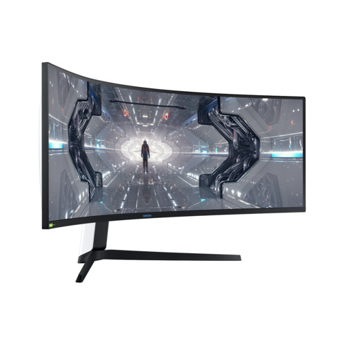 Монитор Samsung 49" LC49G95TSSI VA QLED изогнутый GAMING Odyssey G9 32:9 5120x1440 1ms 2500:1 420cd 178/178 HDMI 2*DP USB-hub 240Hz G-Sync HDR1000 Has Swivel Tilt VESA Black LC49G95TSSIXCI LC49G95TSSIXCI