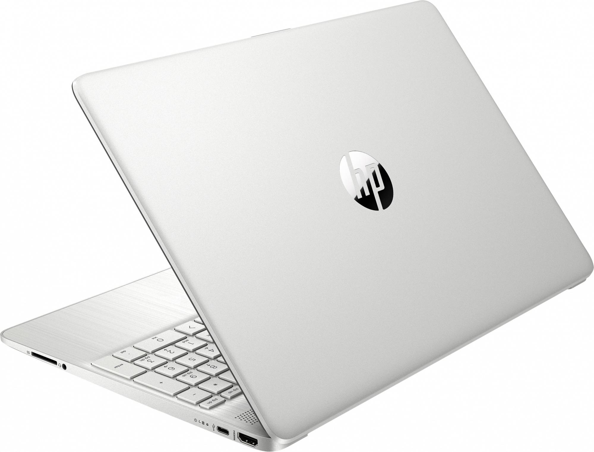 Ноутбук HP 15s-eq2401nw Ryzen 7 5700U 16Gb SSD512Gb AMD Radeon 15.6" IPS FHD (1920x1080) Windows 11 Home English silver WiFi BT Cam () 4J9C9EA 4J9C9EA #1