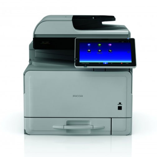 МФУ Ricoh MP C307SP A4, цветной, 2Гб, 30стр/мин, дуплекс, GigaLAN, HDD320, PS3, SPDF50, с девелопером, без тонера 417843 417843