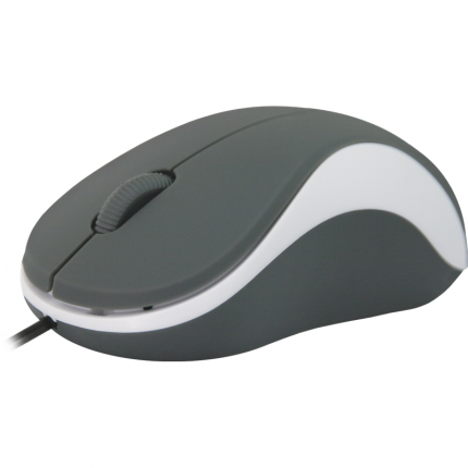 Мышь Defender проводная оптическая  Accura MS-970 серый+белый,3 кнопки,1000 dpi 52970 52970