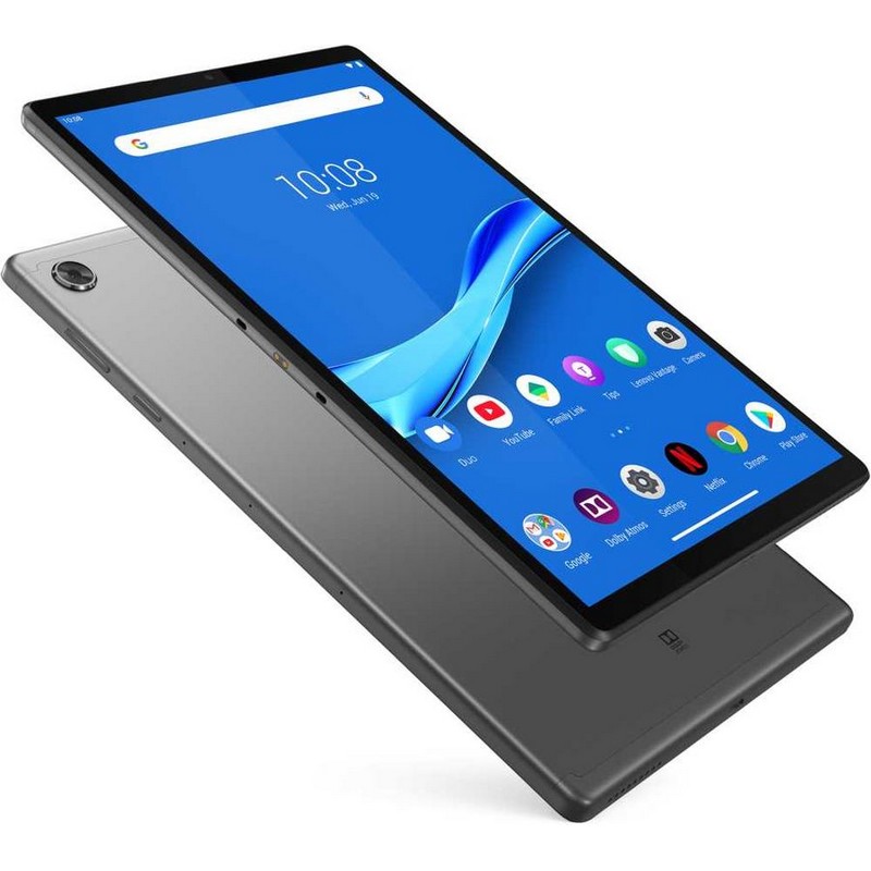 Планшетный компьютер Lenovo M10 FHD Plus TB-X606X  10.1'' WUXGA(1920x1200) TDDI/MediaTek Helio P22T 2,3 GHz Octa/2 GB/32GB/IMG GE8320 GPU/3G+LTE/GPS/WiFi ac/BT5.0/USB-C 3.1/5 MP+8 MP/microSD/5000mAh/8.5h/460 g/Android 9.0/1Y/PLATINUM GRAY ZA5V0219RU ZA5V0219RU