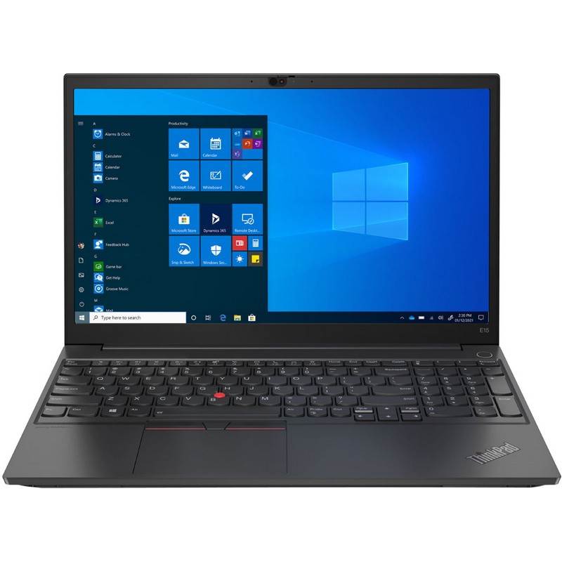 Ноутбук Lenovo ThinkPad E15 G3 AMD 15.6" FHD (1920x1080) IPS AG 300N, Ryzen 5 5500U 2.1G, 8GB DDR4 3200, 256GB SSD M.2, AMD Radeon Graphics, WiFi 6, BT, FPR, IR Cam, 3cell 57Wh, 65W USB-C, Win 10 Pro, 1Y CI 20YG003XRT 20YG003XRT