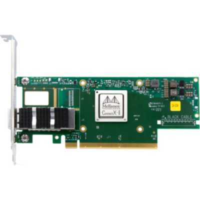 Сетевой адаптер Mellanox ConnectX-6 VPI adapter card, 100Gb/s (HDR100, EDR IB and 100GbE), single-port QSFP56, PCIe3.0/4.0 x16, tall bracket MCX653105A-ECAT MCX653105A-ECAT