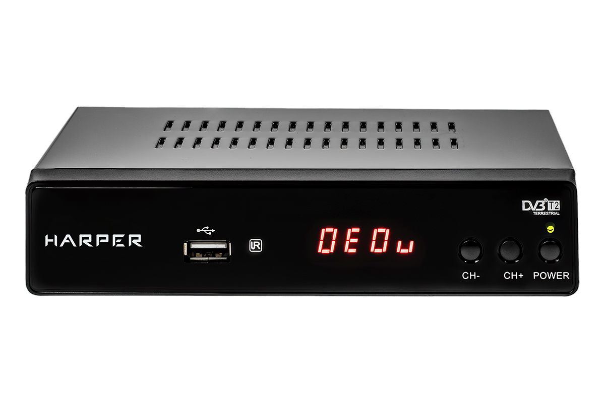 ТВ Приставка HARPER  (Full HD A/V Player, HDMI, RCA, USB2.0, DVB-T/DVB-T2, ПДУ) HDT2-5050 HDT2-5050