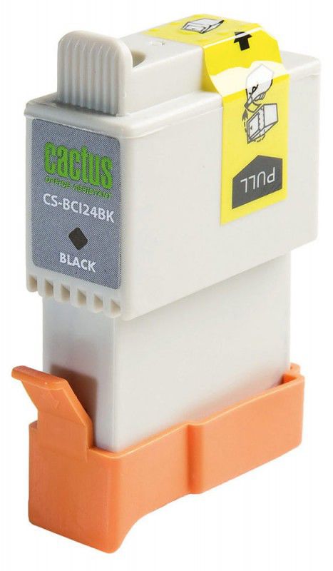 Картридж Cactus струйный CS-BCI24BK черный для Canon S200/S200x/S300/S330/S330/i250/i320/i350/i450/i CS-BCI24BK CS-BCI24BK