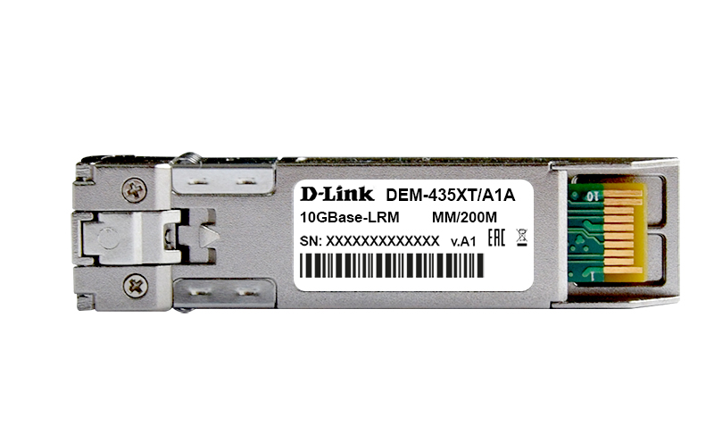 Трансивер D-Link SFP+ Transceiver with 1 10GBase-LRM port 435XT/A1A 435XT/A1A