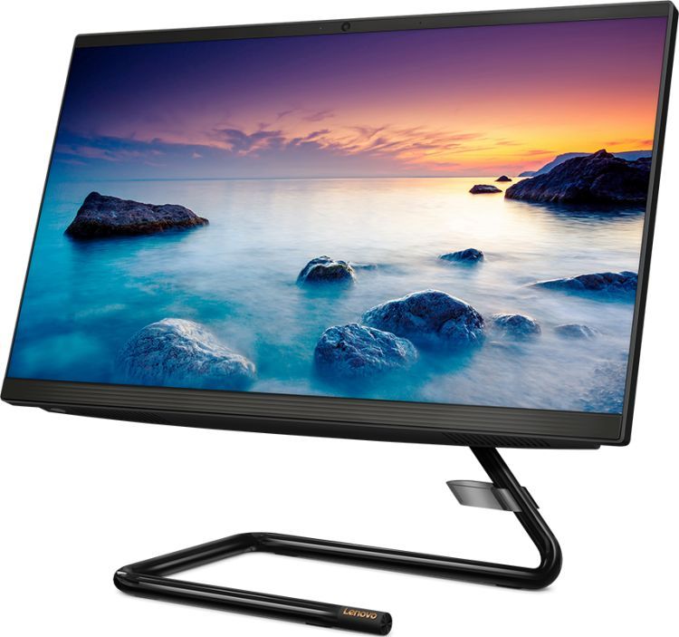 Моноблок Lenovo IdeaCentre A340-22IWL 21.5" Full HD i3 8145U (2.1)/8Gb/1Tb 5.4k/SSD128Gb/530 2Gb/DVDRW/CR/Windows 10 Home Single Language/GbitEth/WiFi/BT/90W/клавиатура/мышь/Cam/черный 1920x1080 F0EB002NRK F0EB002NRK