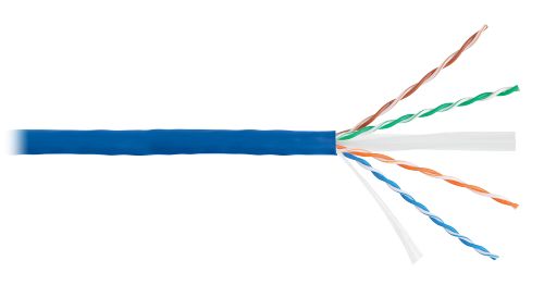 Витая пара NIKOLAN U/UTP 4 пары, Кат.6 (Класс E), тест по ISO/IEC, 250МГц, одножильный, BC (чистая медь), 23AWG (0,55мм), внутренний, LSZH нг(А)-HFLTx, синий, 305м - гарантия: 5 лет / 15 лет системная NKL 4140C-BL NKL 4140C-BL