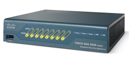 ASA5505-K8 Межсетевой экран ASA 5505 Appliance with SW, 10 Users, 8 ports ASA5505-K8