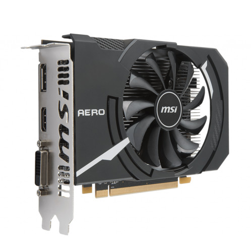 Видеокарта MSI , PCI-Ex16, 4GB, GDDR5, 128bit, DisplayPort / HDMI / DL-DVI-D RTL RX 550 AERO ITX 4G OC RX 550 AERO ITX 4G OC