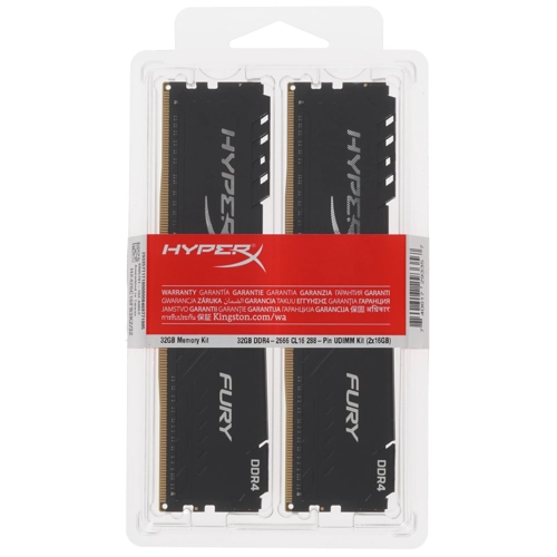 Модуль памяти Kingston 32GB PC21300 DDR4 KIT2 HX426C16FB3K2/32 HX426C16FB3K2/32