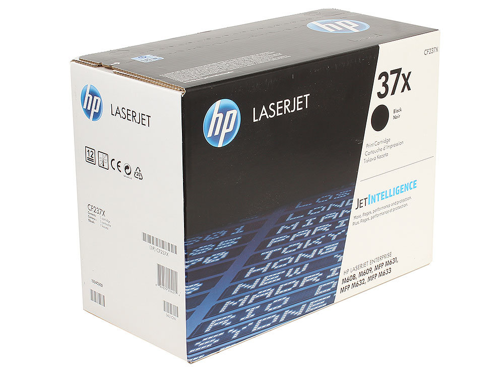 Картридж Cartridge HP 37X для HP LJ Enterprice MFP M631/ M632/ M633 (25 000 стр.), черный (CF237X) CF237X