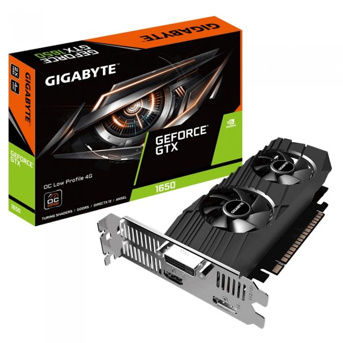 Видеокарта Gigabyte nVidia GeForce GTX 1650 4096Mb 128bit GDDR5 1665/8002 DVIx1/HDMIx1/DPx1/HDCP GV-N1650OC-4GL GV-N1650OC-4GL