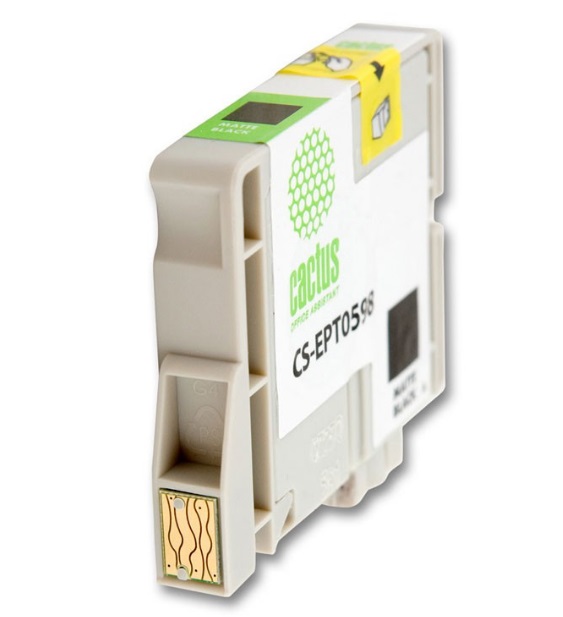 Картридж Cactus струйный CS-EPT0598 черный матовый для Epson Stylus Photo R2400 (14.8мл) CS-EPT0598 CS-EPT0598