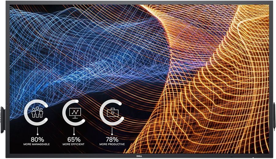 Монитор Dell 54.6" C5522QT Interactive TOUCH; BK/BK ( IPS; 16:9; 350cd/m2; 1300:1; 9ms; 3840x2160; 178/178; 3xHDMI 2.0; DP; RJ45; 6xUSB; Spk 2x10W) 5522-4932 5522-4932