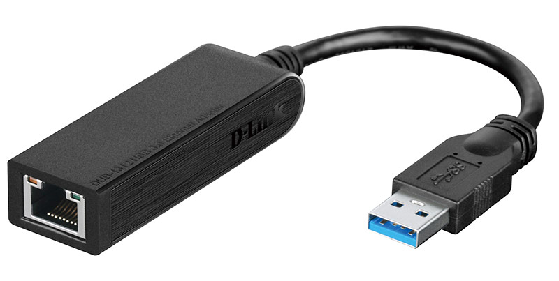 Адаптер D-Link USB 3.0 Network Adapter with 1 10/100/1000Base-T port DUB-1312/B1A DUB-1312/B1A