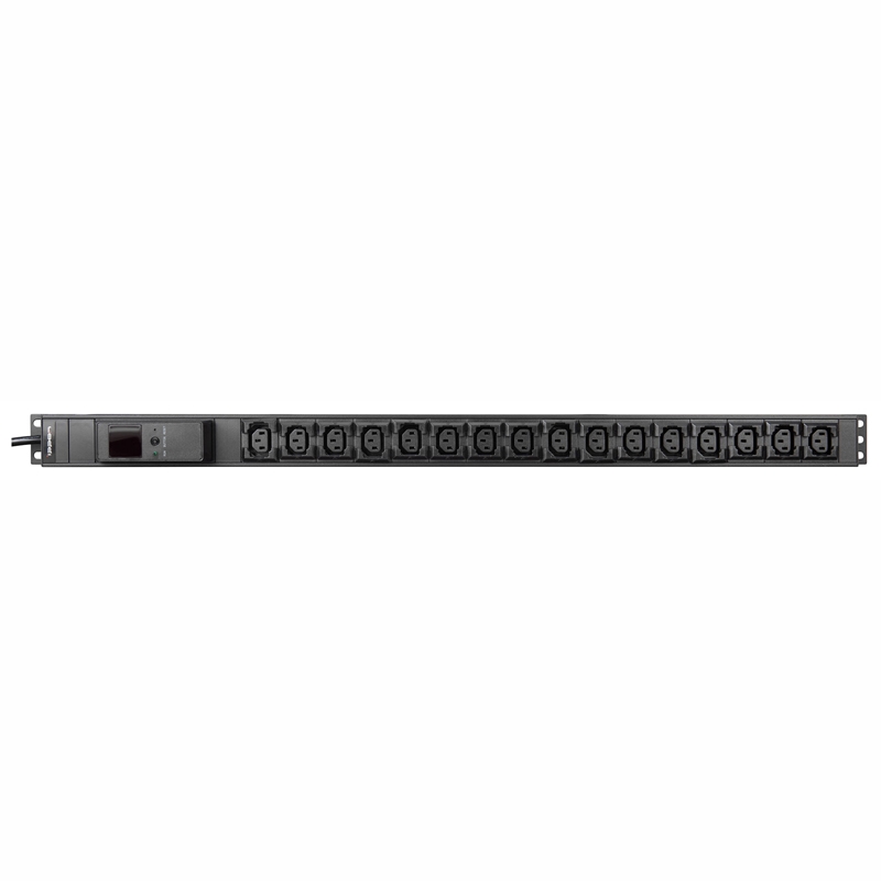 Блок распределения питания Ippon PDU Meter 0U 16xIEC-C13, 16А, 200-240В, 3680Ва, 1,1U 1546800 1546800