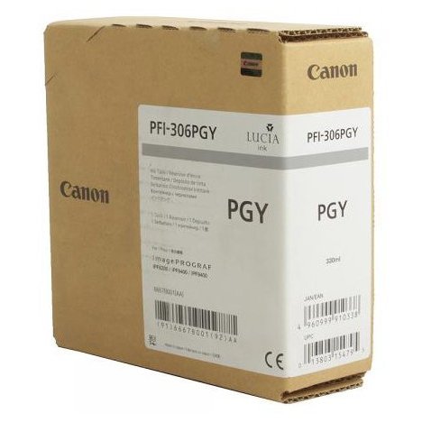 Картридж PFI-306PGY photo grey для imagePROGRAF 8400/9400S/9400/8300S PFI-306PGY #1