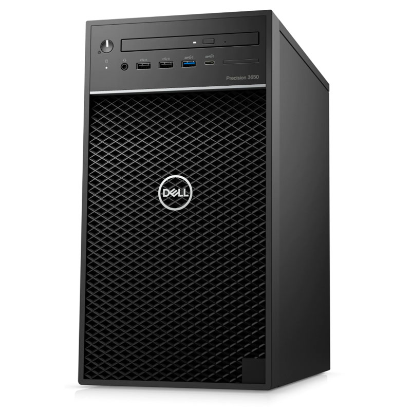 Персональный компьютер Dell Precision 3650 MT Core i9-11900 (2,5GHz) 16GB (2x8GB) DDR4 1TB SSD (M.2 PCIe) Nvidia Quadro RTX 4000 (8GB GDDR6) TPM 550W W10 Pro 3y ProS+NBD 3650-0298 3650-0298