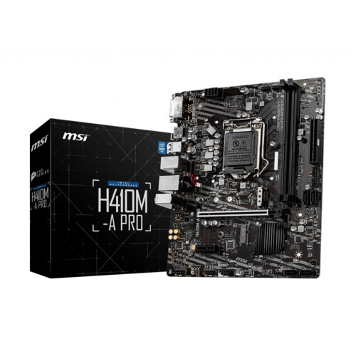 Материнская плата MSI H410M-A PRO Soc-1200 Intel H410 2xDDR4 mATX AC`97 8ch(7.1) GbLAN+DVI+HDMI M.2 H410M-A PRO H410M-A PRO #2