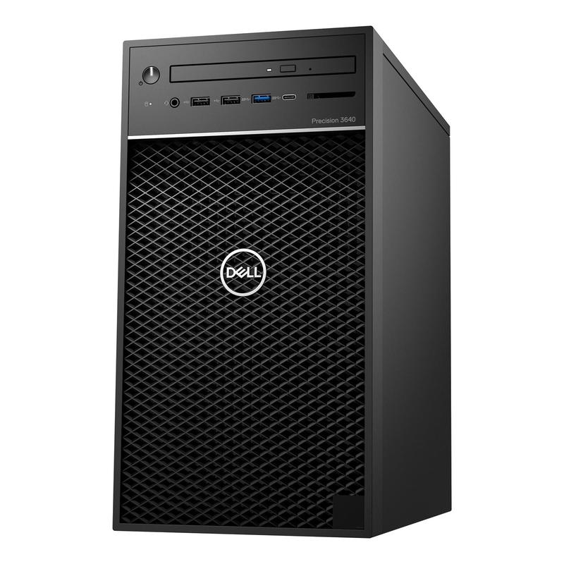 Компьютер Dell Precision 3640 MT i7 10700 (2.9)/16Gb/SSD512Gb/P2200 5Gb/DVDRW/CR/Windows 10 Professional 64/GbitEth/WiFi/BT/460W/клавиатура/мышь/черный 3640-7113 3640-7113