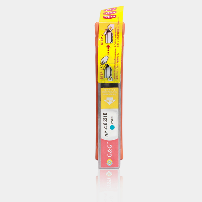Картридж G&G струйный для Canon PixmaMP540/550/560/620/630/640/980/990 MX860/870 IP3600/4600 NC-CLI521C NC-CLI521C