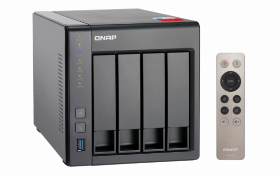 Сетевой RAID-накопитель QNAP настольное исполнение 4BAY 8GB TS-451+-8G, (Celeron 2.0GHz,DDR3L 8 Гб, ROM 512 Мб TS-451+-8G TS-451+-8G