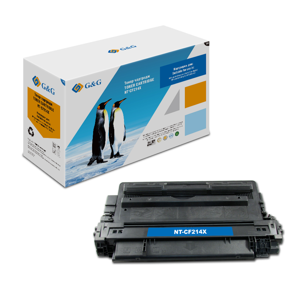 Тонер-картридж G&G для НР LaserJet Enterprise 700 M712/M725 (17500стр) NT-CF214X NT-CF214X