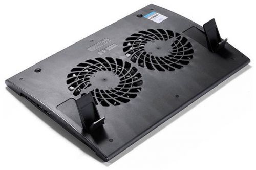 Подставка DEEPCOOL для ноутбука Deepcool WIND PAL FS 17"382x262x24мм 27дБ 2xUSB 2x 140ммFAN 793г черный WINDPALFS WINDPALFS #4