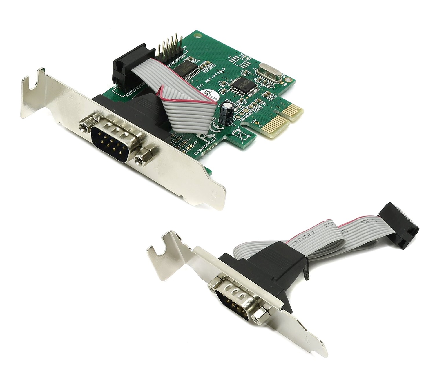 Контроллер ORIENT XWT-PE2SLP OEM PCI-Ex1, 2xCOM9M, Low Profile XWT-PE2SLP