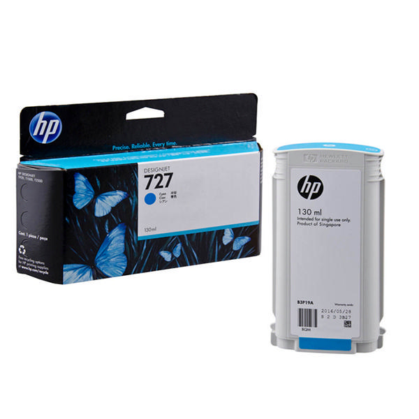 Картридж HP 727 голубой для HP DJ T920/T1500  130 мл B3P19A