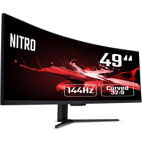 Монитор Acer 49" Nitro EI491CRPbmiiipx VA 3840x1080 400cd/m2 32:9 UM.SE1AA.P01 UM.SE1AA.P01