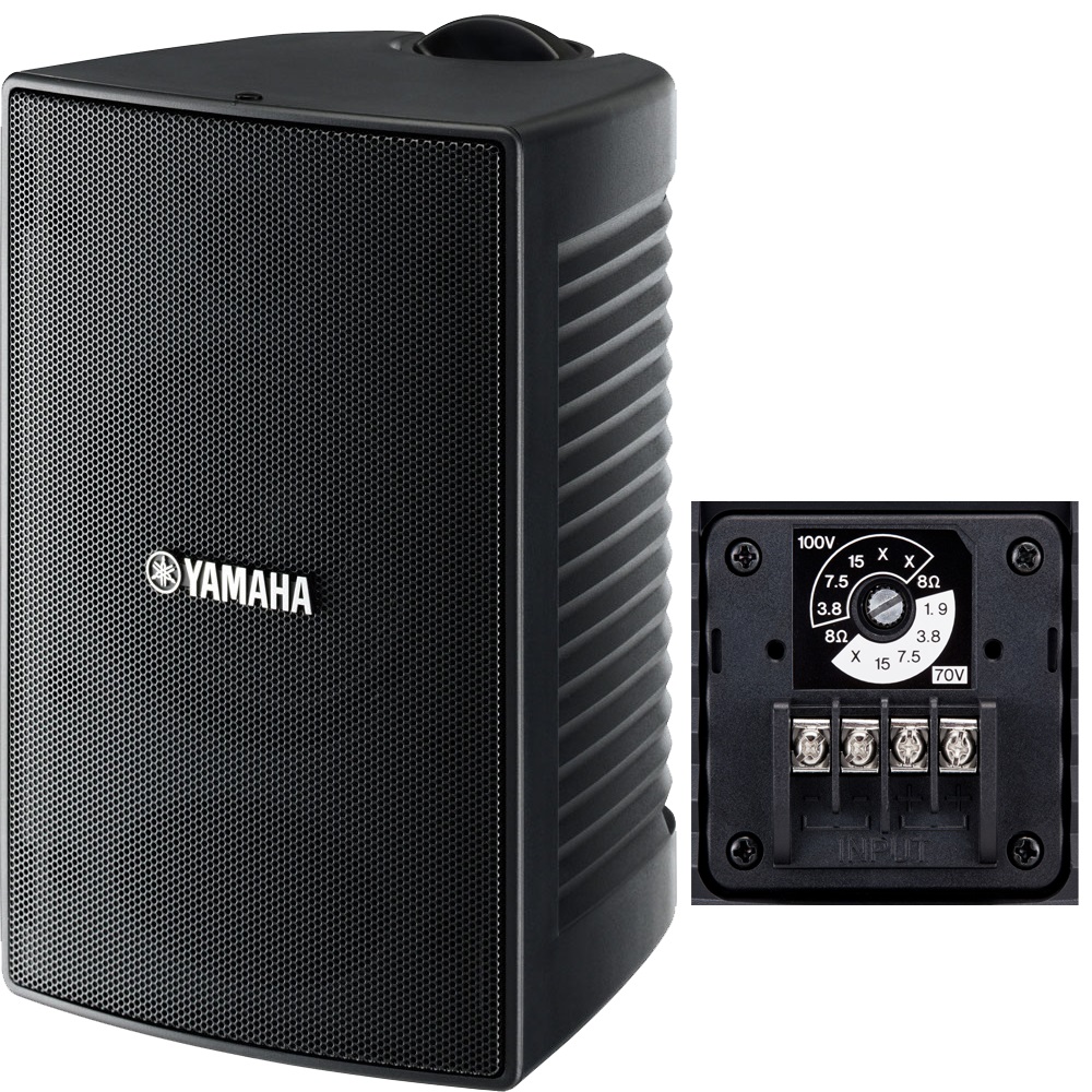 Акустическая система Yamaha VS6//G настенная,  двухполосная, 6,5";+1";, 80Hz - 20kHz, 50Вт (8Ом) / 25Вт (100В), 110дБ, в комплекте крепление, цвет черный, цена за пару (2шт. - 1 место) WZ08550 WZ08550