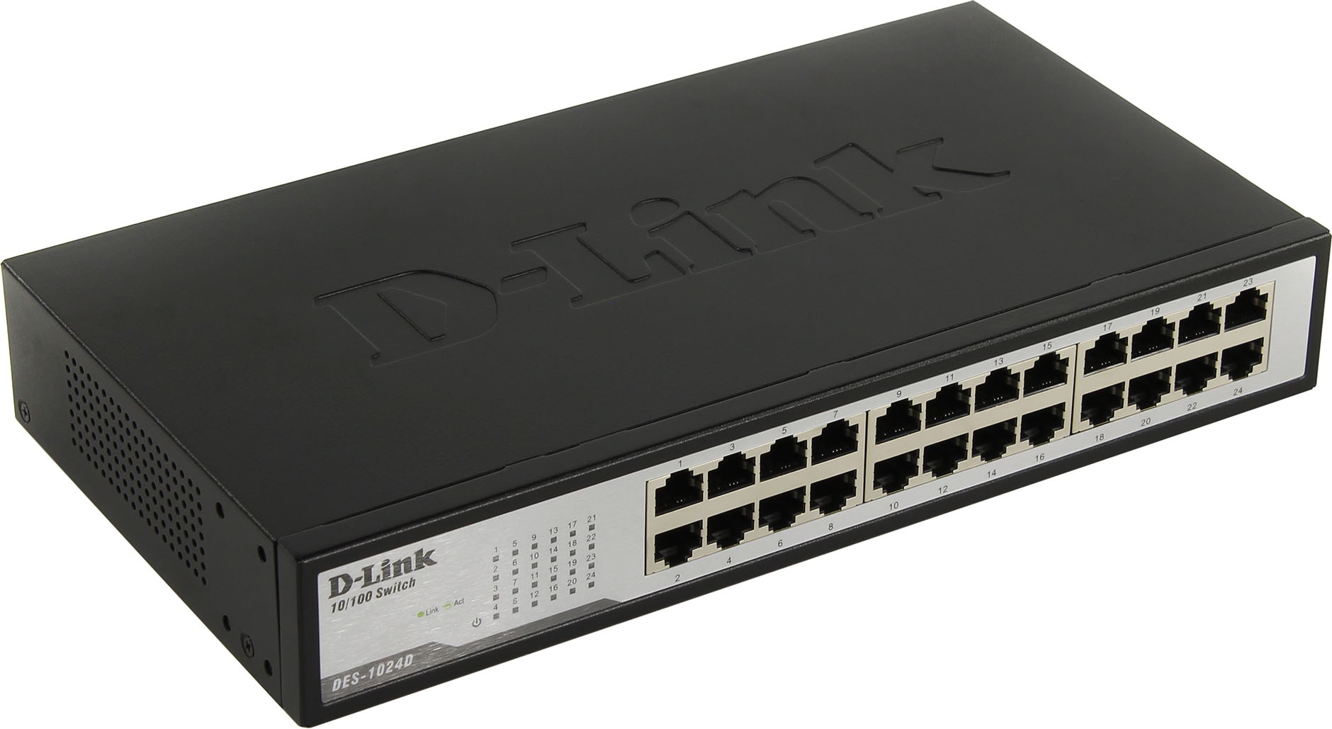 Коммутатор D-Link L2 Unmanaged Switch with 24 10/100Base-TX ports DES-1024D/G1A DES-1024D/G1A
