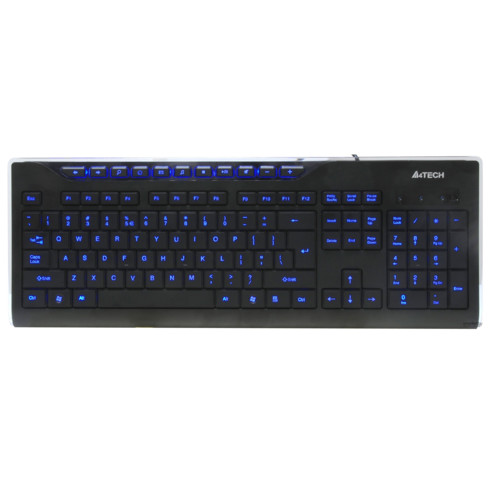 Клавиатура A4Tech KD-800L черный USB slim Multimedia LED KD-800L KD-800L