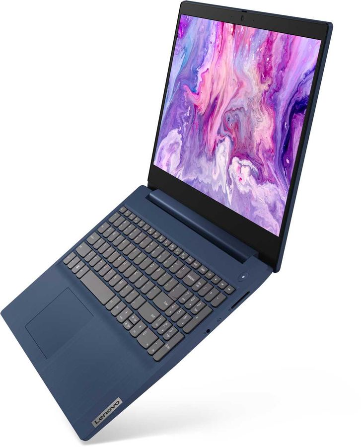 Ноутбук Lenovo IdeaPad 3 15IML05 Core i3 10110U 8Gb SSD256Gb Intel UHD Graphics 15.6" IPS FHD (1920x1080) Free DOS blue WiFi BT Cam 81WB011QRK 81WB011QRK #1