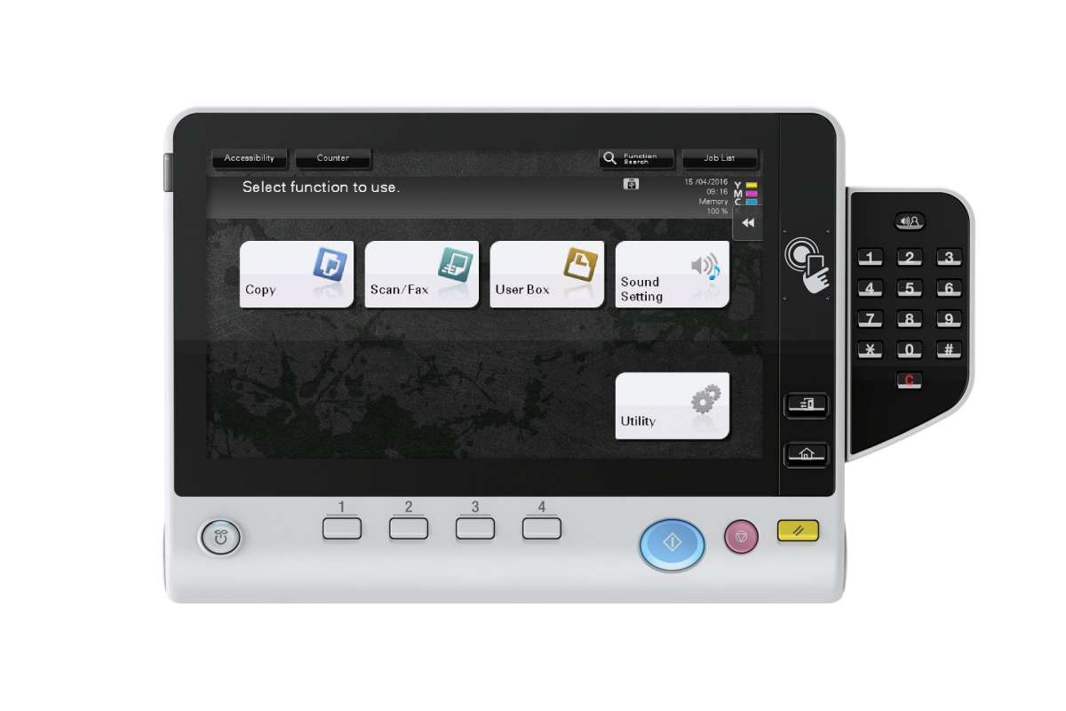 МФУ Konica Minolta bizhub C659 цветное, А3, 65 стр./мин, 200000стр./мес, автопод., дуплекс, Лоток 3500л., ж.диск 250ГБ A9K6021 A9K6021