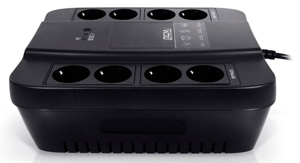Источник бесперебойного питания Powercom Back-UPS SPIDER, OffLine, 1000VA/550W, Tower, 8*EURO SPD-1000N SPD-1000N #1