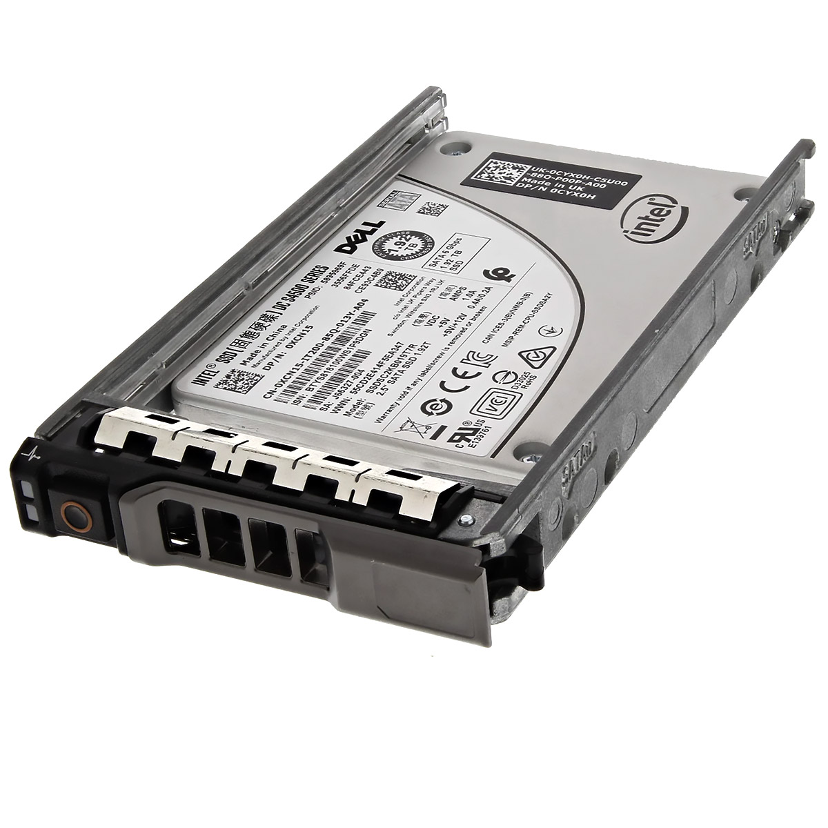 Накопитель SSD DELL 1.92TB SFF 2,5" SSD SATA Read Intensive 6 Gb/s, 512, Hot Plug, 1 DWPD, 3504 TBW (analog 400-BDQJ , 400-AXSD) 400-AXSD 400-AXSD