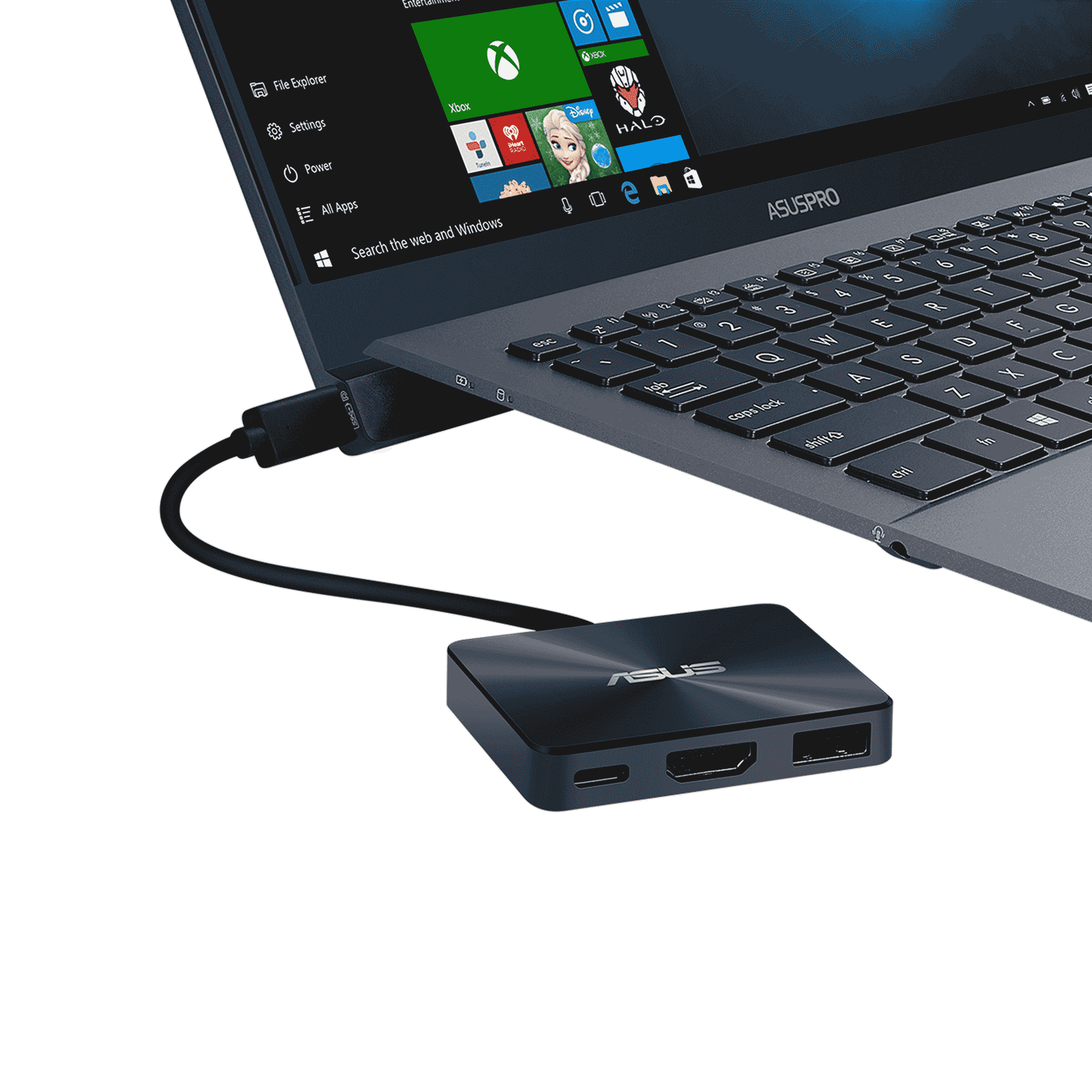 Док-станция ASUS Mini Dock /Для всех моделей с Type-C разъемом/USB Type-C in, 1xUSB 3.0, HDMI,/59.00 x 48.00 x 11.35 мм/48 г 90NB0000-P00160 90NB0000-P00160