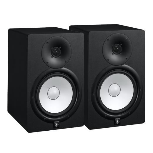 Акустическая система Yamaha HS8 //E студийного мониторинга ближней зоны активная 2-полосная, Частотный диапазон 47Гц - 24кГц, 120-ваттный усилитель мощности с раздельным усилением: 75 Ватт НЧ, 45 Ватт ВЧ, XLR + TRS, цвет черный ZC98760 ZC98760