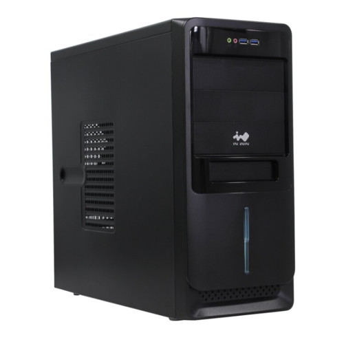 Корпус INWIN MidiTower ATX 500W (24+2x4+6/8пин) EC027U3 EC027U3