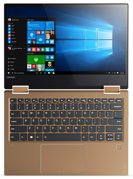 Трансформер Lenovo Yoga 720-13IKBR Core i7 8550U, 8Gb, SSD256Gb, Intel HD Graphics 620, 13.3", IPS, Touch, FHD (1920x1080), Windows 10, cuprum, WiFi, BT, Cam 81C30068RK