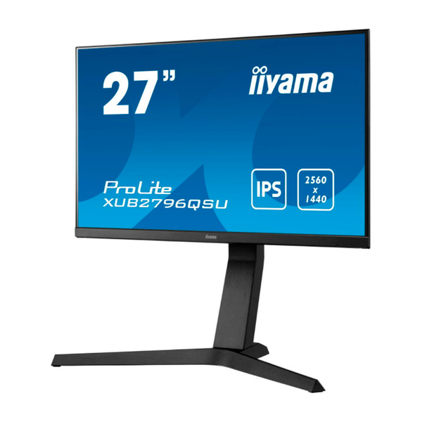 Монитор IIYAMA 27" ProLite 2560x1440@75Гц IPS LED 16:9 1ms HDMI DP 2*USB2.0 80M:1 1000:1 178/178 250cd HAS Pivot Tilt Swivel Speakers Black XUB2796QSU-B1 XUB2796QSU-B1 #5