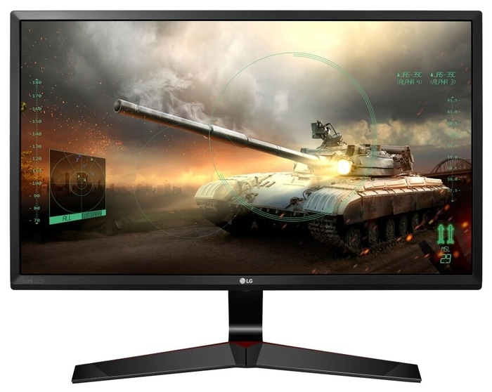 Монитор LG 23.8" Gaming IPS LED, 1920x1080, 1ms, 250cd/m2, 100Mln:1, 178°/178°, D-Sub, HDMI, Display Port, Tilt, Black 24MP59G-P 24MP59G-P