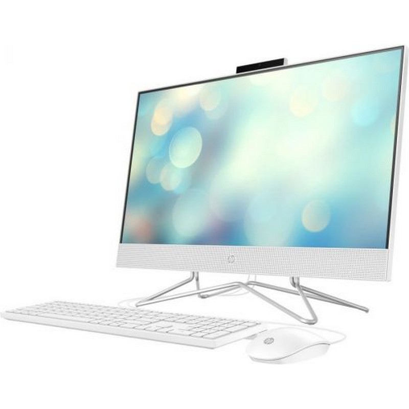 Моноблок HP 24-df0029ur NT 23.8" FHD(1920x1080) Celeron J4025, 4GB DDR4 2400 (1x4GB), SSD 128Gb, Intel Internal Graphics, noDVD, kbd&mouse wired, HD Webcam, Snow White, FreeDos, 1Y Wty 14q00ea 14q00ea